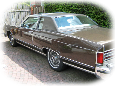 Lincoln Continental Coupé Baujahr 1978, 460CID Engine V8 7,5 Liter.