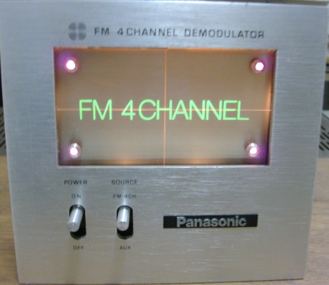 Panasonic RD9610 in quadraphonic use Panasonic RD9610 in quadraphonic use